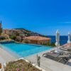 Elegant villa with infinity pool overlooking the Mediterranean Sea.